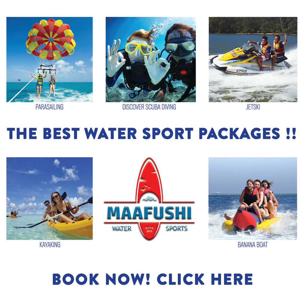 Book Your Favorite Watersport Activities in Maafushi Island, Maldives